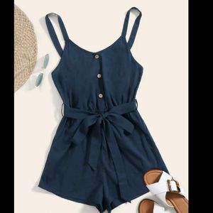 Blue romper